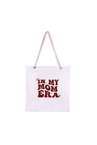 LIWOGY Printed Rope Strap Cloth Bag / in My Mom Era