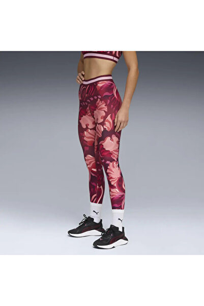 Puma W STRONG TIGHT Kırmızı Kadın Tayt
