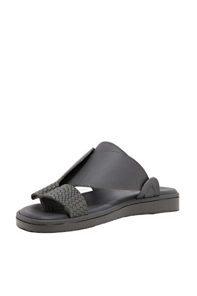Steve Madden Mens Ev-302-S Grey Arabic Sandals