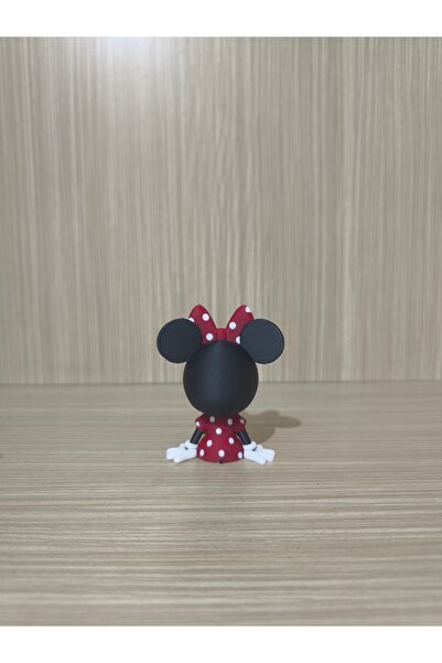 Alwin3d Minnie Mouse Figür 8 cm | Pasta Süsü & Dekoratif Oyuncak