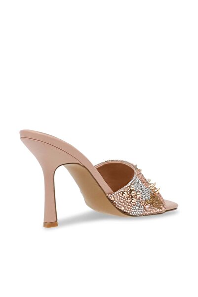 Steve Madden Womens Judging Rose Gold Heels