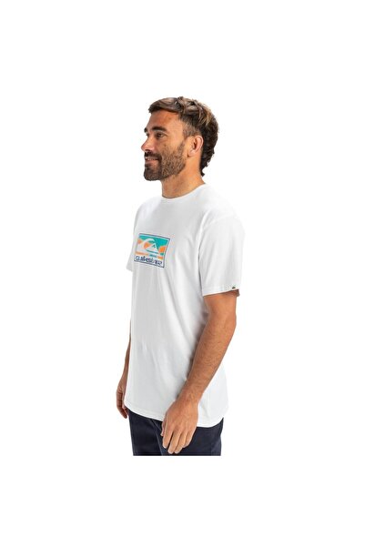 Quiksilver Kurzarm-T-Shirt für Herren – Algodón-Jersey-Stoff, 160 g/m2