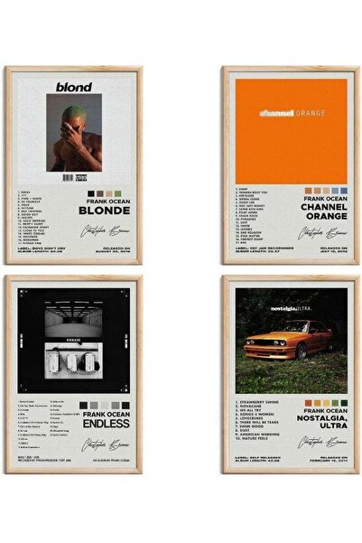 Emoda home Trove ملصقات فرانك أوشن، غلاف ألبوم، ملصقات محدودة موقعة، ملصقات م...