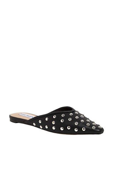 Steve Madden Womens Mayah Black Flat Sandals