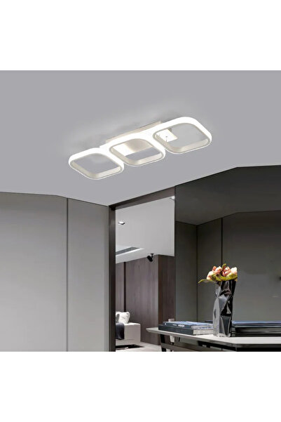 LED CONCEPT LED chandelier with 3 types of light, 60W, cold/neutral/warm light, white
