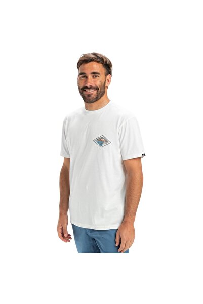 Quiksilver Ανδρικό λευκό μπλουζάκι Evo Future Islands ΑΝΔΡΙΚΟ ΜΠΛΟΥΖΑ EQYZT08038