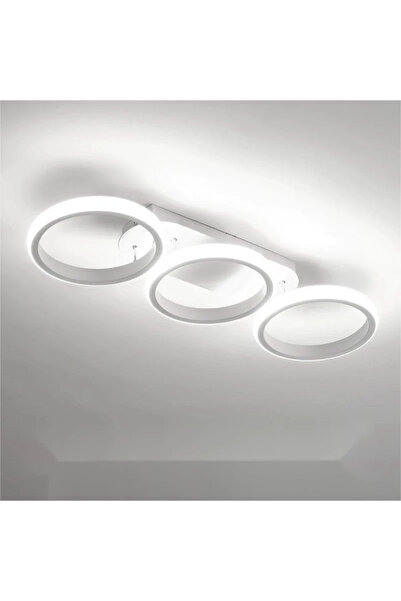 LED CONCEPT LED chandelier with 3 types of light, 54W, cold/neutral/warm light, white