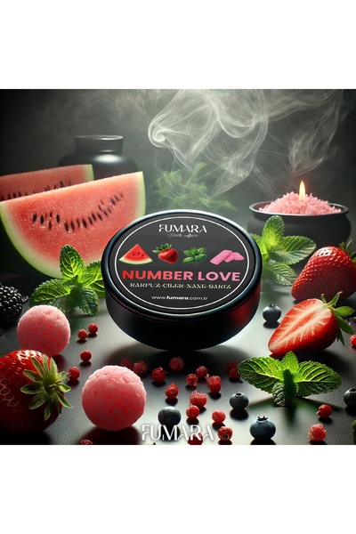 FUMARA Number Love Love66 Nargile Marmelatı 200gr Karpuz,Çilek,Nane,Sakız, Aromalı