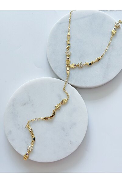 CHARMLUCKY Fatma Ana-Star Y Necklace