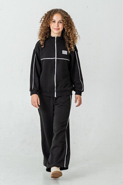 HAUSEkids 8-12 ani Sport Live Girl Set-Negru