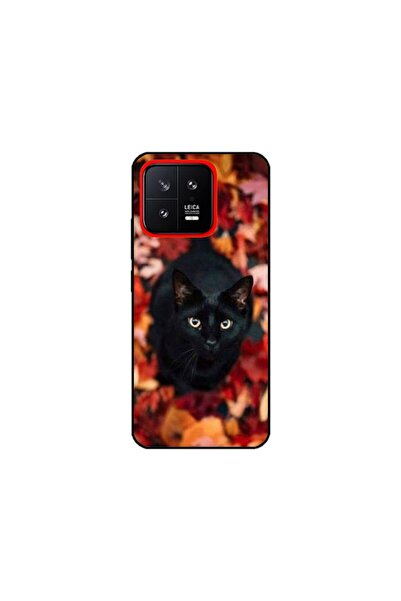 Atlas Husa personalizata pentru Xiaomi 13, Black Cat #3, S1D1M0017