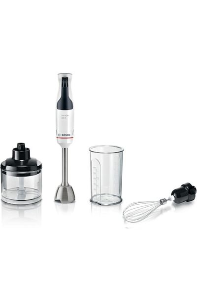 Bosch Mixer vertical ErgoMaster MSM4W221, 600W, mini tocător, bol gradat, QuattroBlade S cu 4 lame