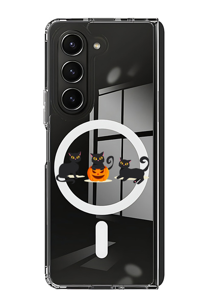 Theodor غلاف لهاتف Samsung Galaxy Z Fold 6 متوافق مع MagSafe، غطاء ممتص للصدم...