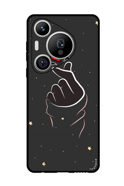 Theodor جراب واقٍ مضاد للخدش والصدمات لهاتف هواوي بيورا 70 برو سناب لوف