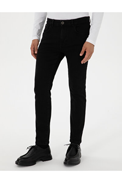 Pierre Cardin Antrasit Slim Fit Jean Pantolon 50315259-VR006