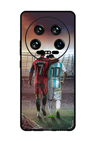 Theodor جراب واقٍ مضاد للخدش والصدمات لهاتف Xiaomi 14 Ultra رونالدو ميسي