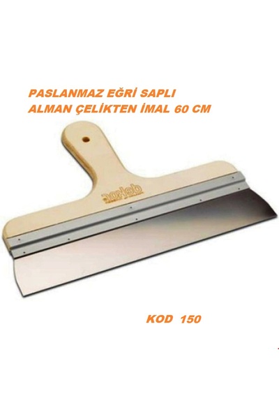 Dekor PASLANMAZ SPATULA 60 CM PASLANMAZ ALMAN ÇELİKTEN İMAL KOD:150