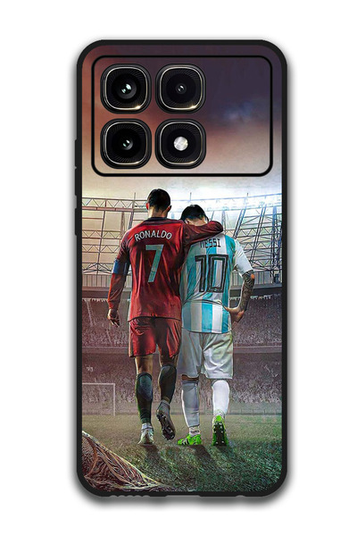 Theodor جراب واقٍ مضاد للخدش والصدمات لهاتف Xiaomi Redmi K70 Ultra رونالدو ميسي