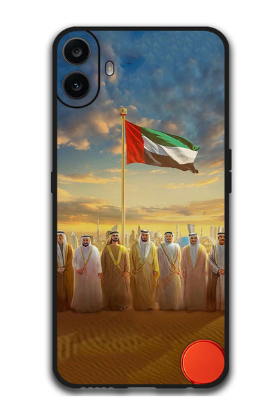 Theodor جراب واقٍ مضاد للخدش والصدمات لهاتف CMF 1 علم الإمارات العربية المتحد...