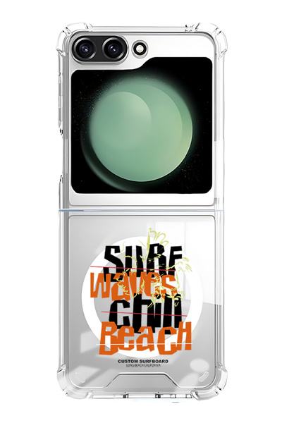 Theodor غلاف لهاتف Samsung Galaxy Z Flip 5 متوافق مع MagSafe، غطاء مقاوم للصد...