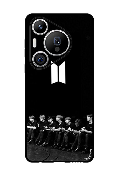 Theodor جراب واقٍ مضاد للخدش والصدمات لهاتف Huawei Pura 70 Pro Plus عضو BTS