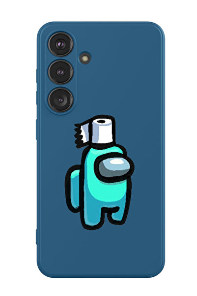 Theodor جراب سيليكون سائل واقٍ مقاوم للصدمات لهاتف سامسونج جالاكسي S24 (أزرق)...