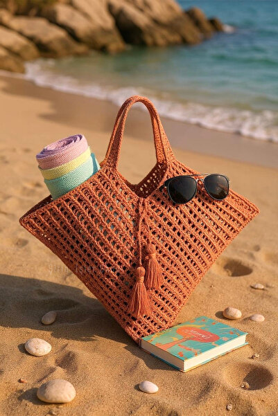 ŞİRİN İŞLER SHOP Hasır Çanta / El Örgüsü Çanta / El Yapımı Çanta / Yazlık Çan...