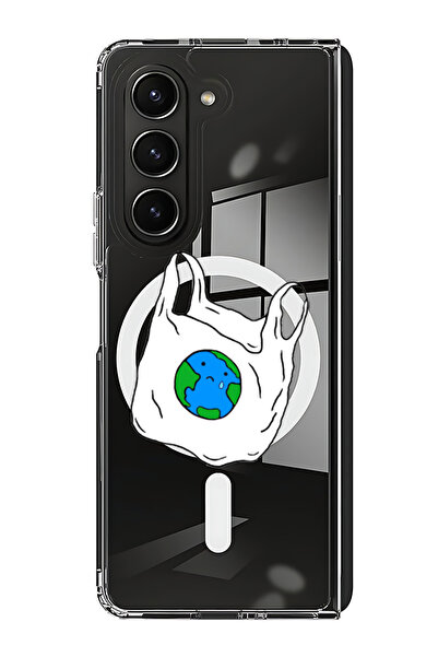 Theodor غلاف لهاتف Samsung Galaxy Z Fold 5 متوافق مع MagSafe، غطاء ممتص للصدم...