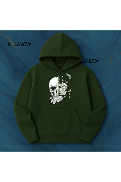 bellanova Κορυφαίας ποιότητας Unisex Φούτερ με κουκούλα και 3 κλωστές