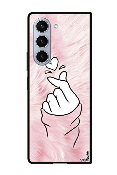 Theodor جراب واقٍ مضاد للخدش والصدمات لهاتف Samsung Galaxy Z Fold 6 Snap Love...