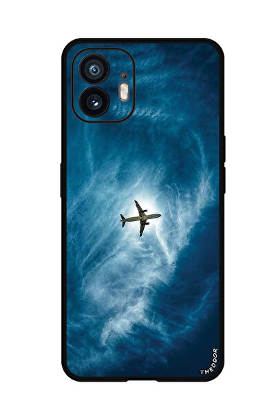 Theodor جراب واقٍ مضاد للخدش والصدمات لهاتف Nothing Phone (2) طائرة في السماء