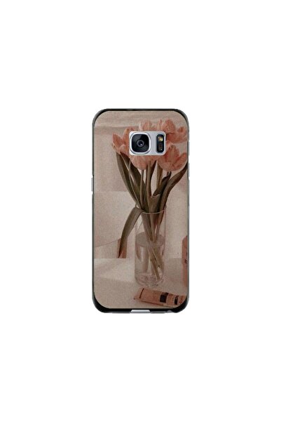 Atlas Εξατομικευμένη θήκη και μεμβράνη σιλικόνης για Samsung Galaxy S7, Λουλο...