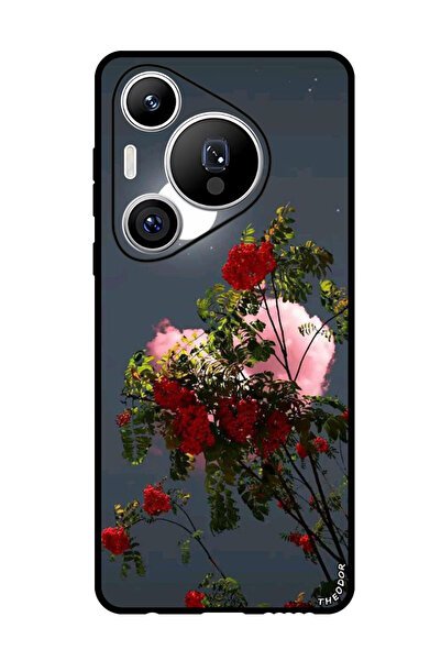 Theodor جراب واقٍ مضاد للخدش والصدمات لهاتف هواوي بيورا 70 برو بلس - لون القمر الساطع