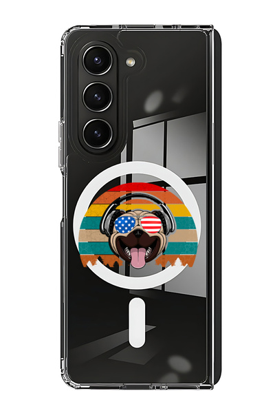 Theodor غلاف لهاتف Samsung Galaxy Z Fold 6 متوافق مع MagSafe، جراب مقاوم للصد...