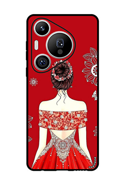 Theodor جراب واقٍ مضاد للخدش والصدمات لهاتف هواوي بيورا 70 برو بلس، تصميم لطيف