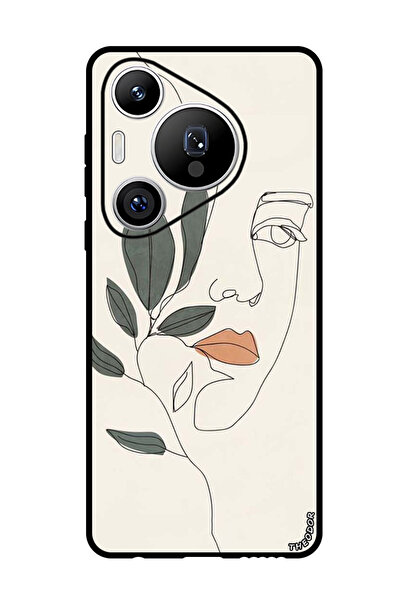 Theodor جراب واقٍ مضاد للخدش والصدمات لهاتف هواوي بيورا 70 برو بلس - فن الفتاة