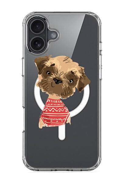 Theodor جراب Magsafe متوافق مع iPhone 16، غطاء ممتص للصدمات للهاتف - حقيبة دولار