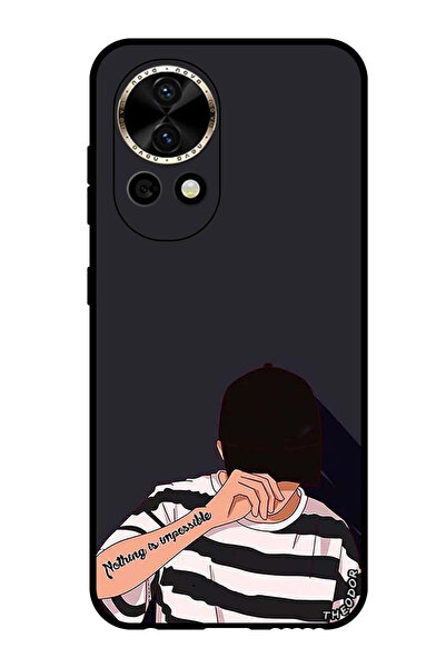 Theodor جراب واقٍ مضاد للخدش والصدمات لهاتف هواوي نوفا 12، لا شيء مستحيل 1