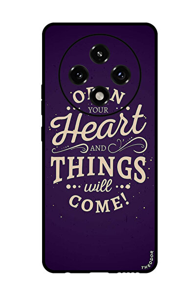 Theodor جراب واقٍ مضاد للخدش والصدمات لهاتف Oppo A3 Pro افتح قلبك