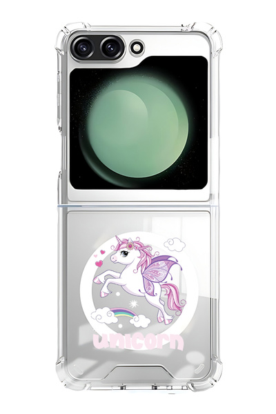 Theodor Case for Samsung Galaxy Z Flip 5 Compatible with MagSafe, Shockproof ...
