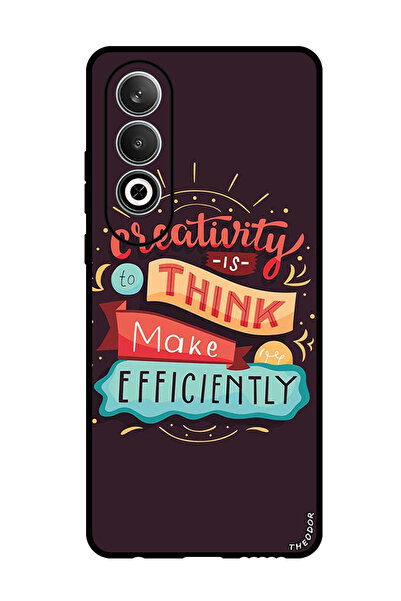 Theodor جراب واقٍ مضاد للخدش والصدمات لهاتف OnePlus Nord CE 4 الإبداع هو التفكير