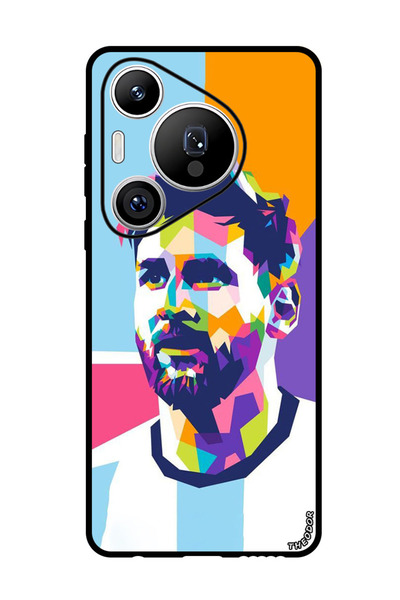 Theodor جراب واقٍ مضاد للخدش والصدمات لهاتف هواوي بيورا 70 برو بلس ميسي ملون