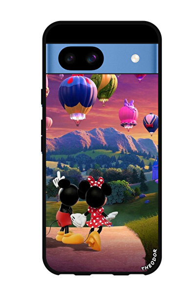 Theodor جراب واقٍ مضاد للخدش والصدمات لهاتف Google Pixel 8a ميكي ميني