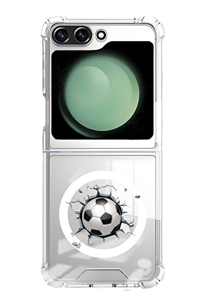 Theodor غلاف لهاتف Samsung Galaxy Z Flip 5 متوافق مع MagSafe، غطاء ممتص للصدم...