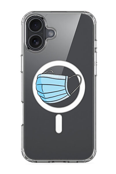 Theodor جراب ماج سيف متوافق مع آيفون 16، غطاء ممتص للصدمات للهاتف - قناع