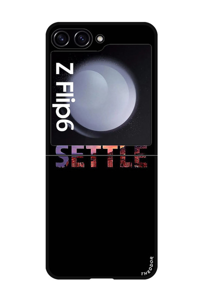 Theodor جراب واقٍ مضاد للخدش والصدمات لهاتف Samsung Galaxy Z Flip 6، لا تستسل...