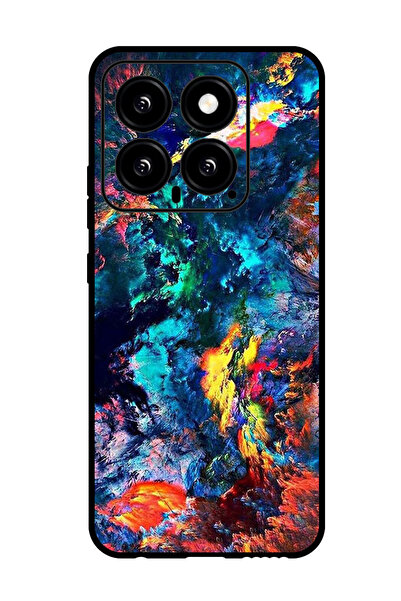 Theodor جراب واقٍ مضاد للخدش والصدمات لهاتف Xiaomi 14 بلون مائي