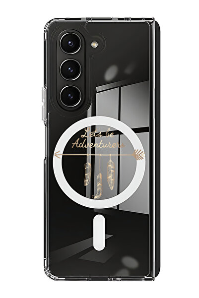 Theodor غلاف لهاتف Samsung Galaxy Z Fold 6 متوافق مع MagSafe، غطاء ممتص للصدمات مقاوم للصدمات يسمح بالضياع