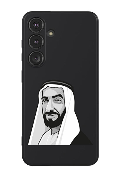 Theodor جراب سيليكون سائل مقاوم للصدمات لهاتف سامسونج جالاكسي S24 (أسود) - ال...