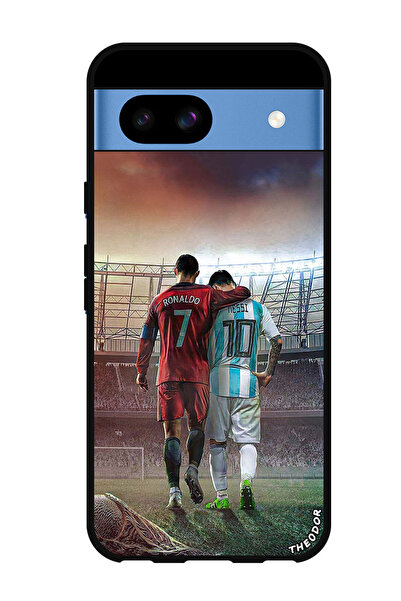 Theodor جراب واقٍ مضاد للخدش والصدمات لهاتف Google Pixel 8a رونالدو ميسي